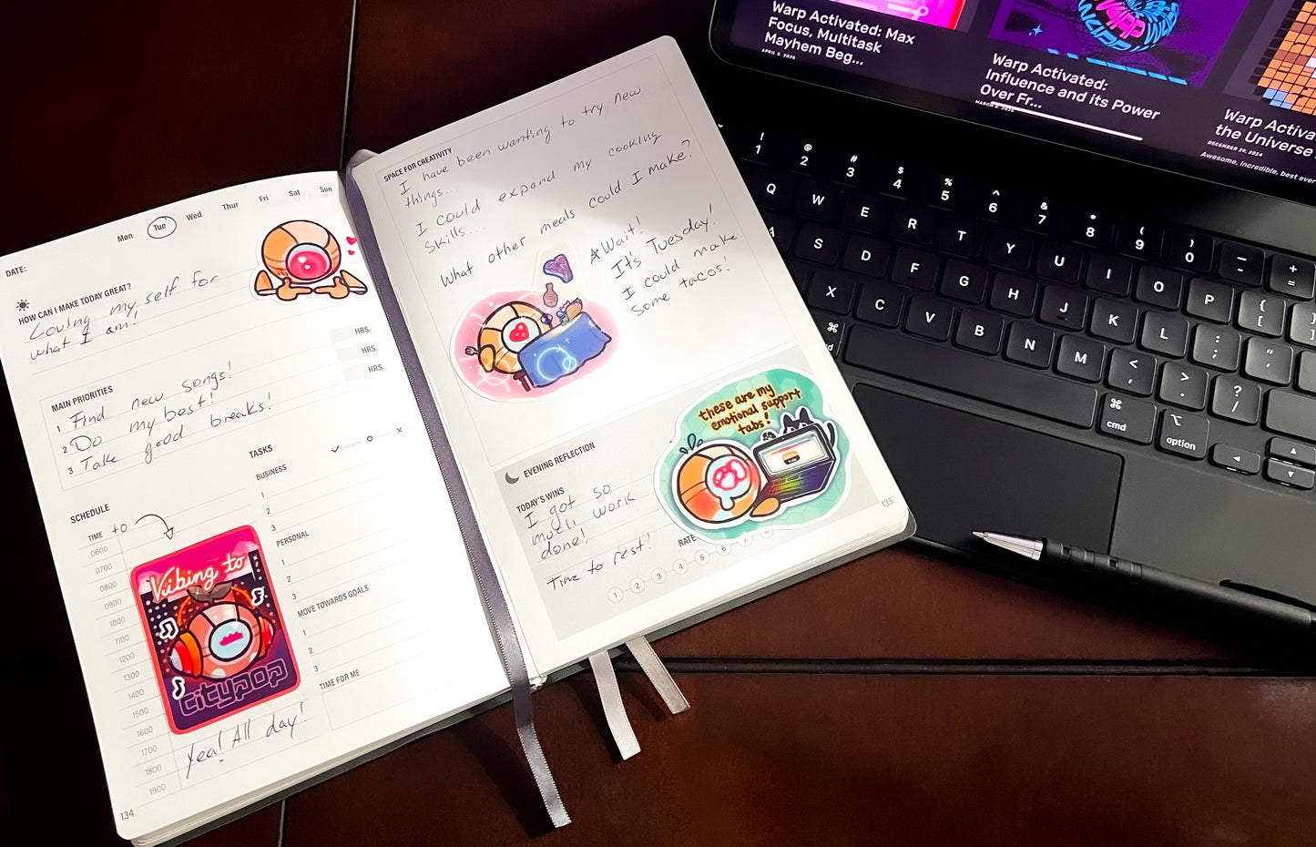 Warp Sticker Sheet - Warp Shop!